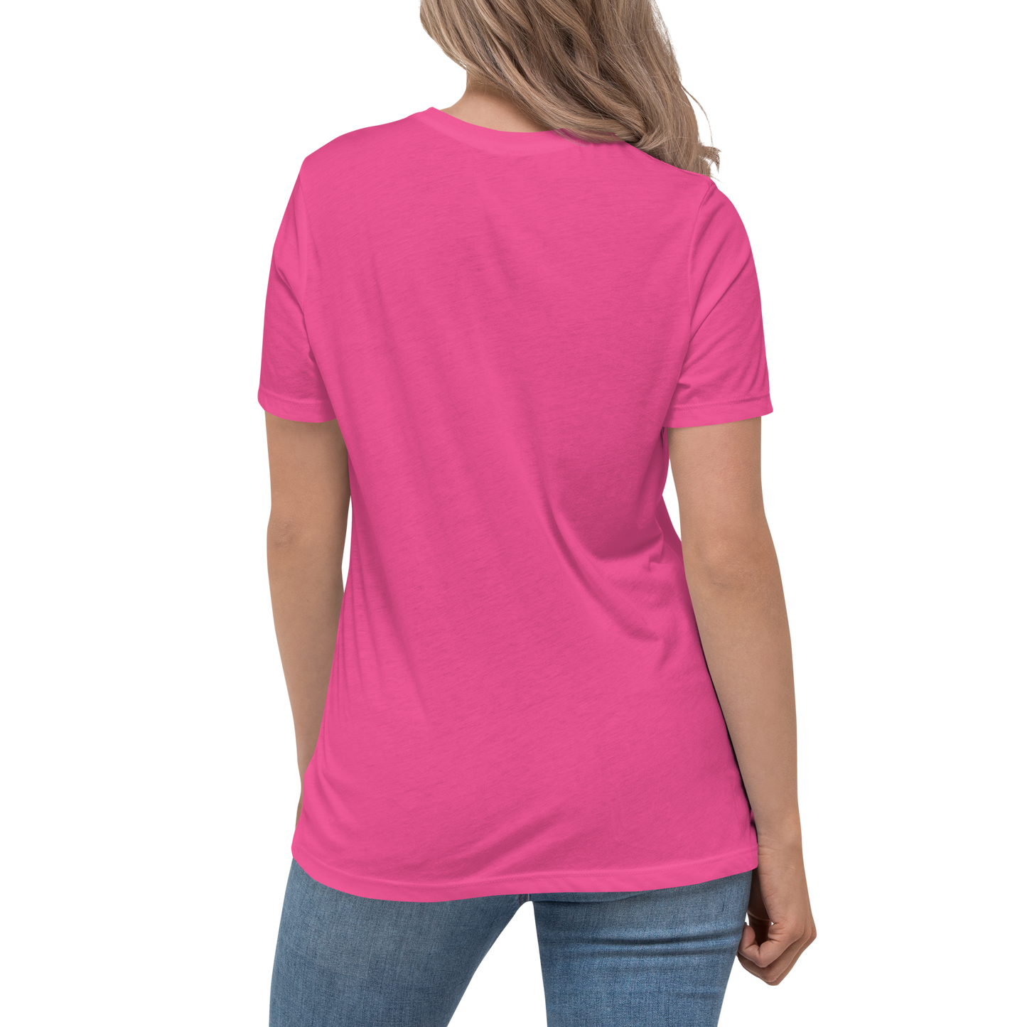 Michigan Upper Peninsula T-Shirt (w/ UP USA Flag Outline) | Women's Relaxed Fit