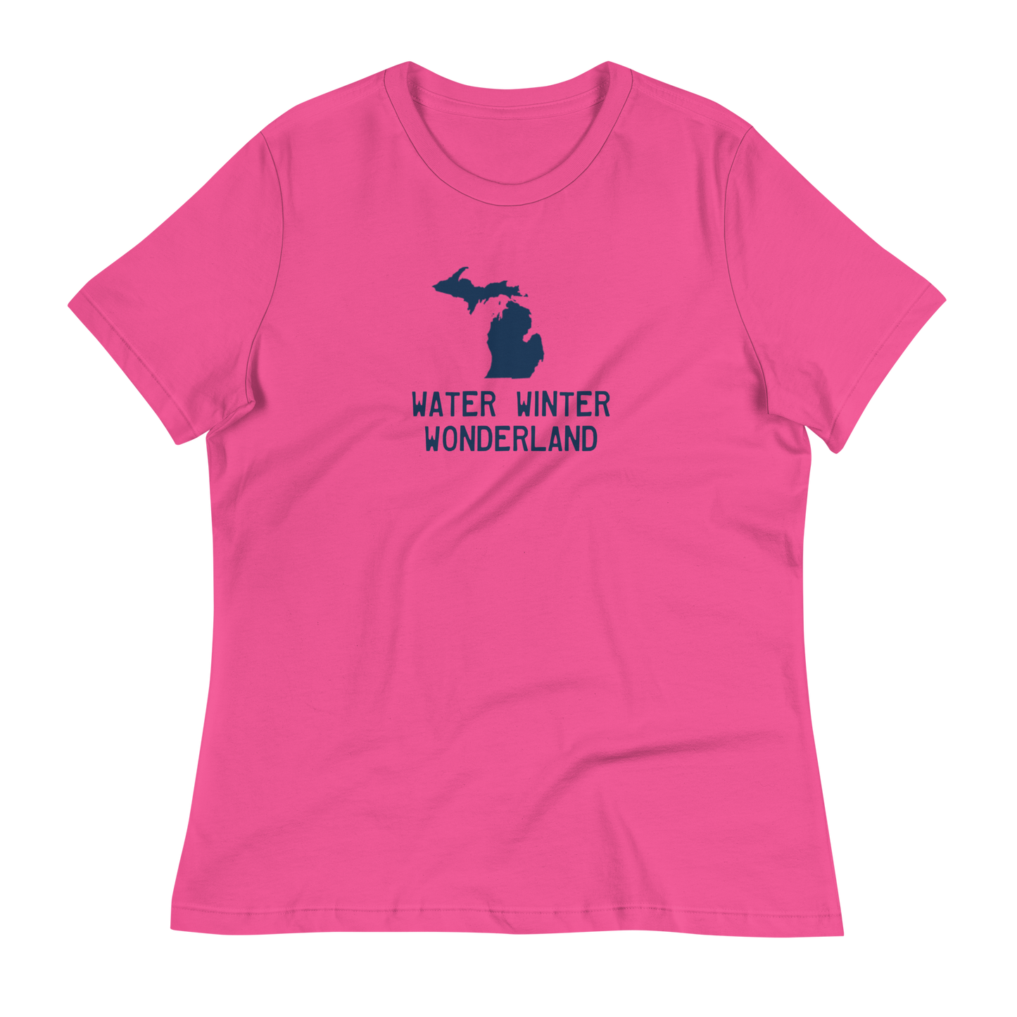 'Winter Water Wonderland' Michigan T-Shirt | Women's Relaxed Fit