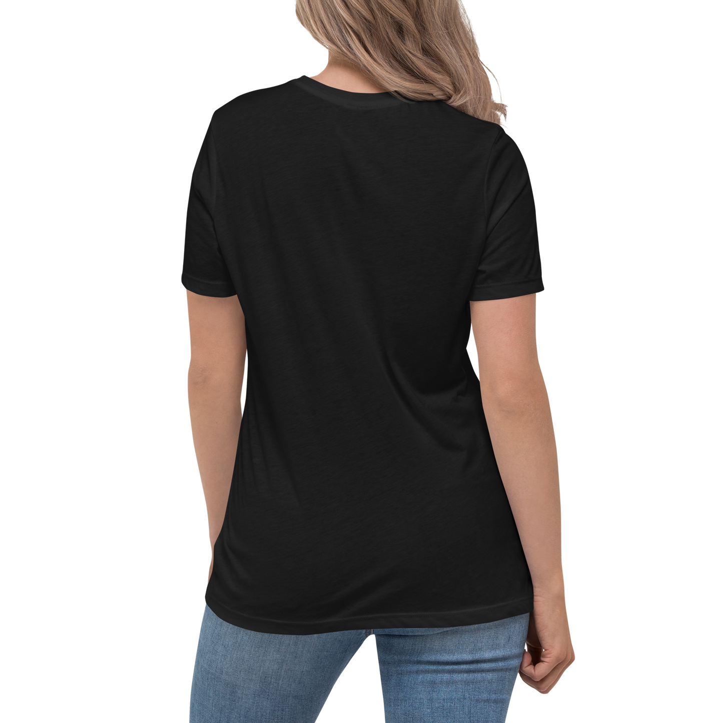 Michigan Upper Peninsula T-Shirt (w/ Azure UP Outline) | Women's Relaxed Fit