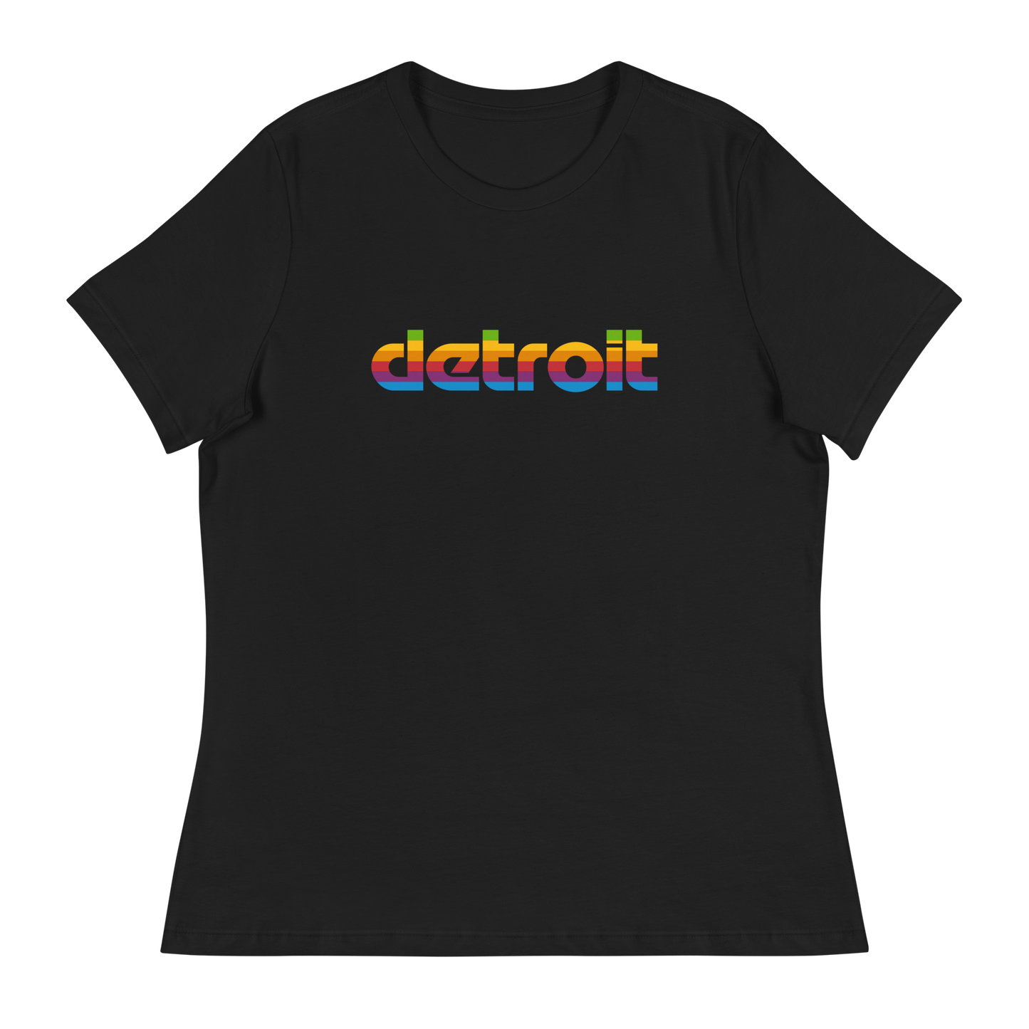 'Detroit' T-Shirt (1980s Pomaceous Computer Parody) | Women's Relaxed Fit