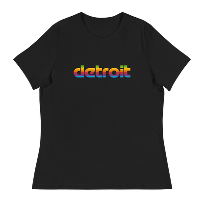 'Detroit' T-Shirt (1980s Pomaceous Computer Parody) | Women's Relaxed Fit