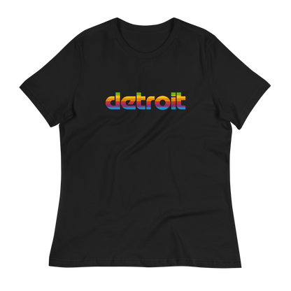 'Detroit' T-Shirt (1980s Pomaceous Computer Parody) | Women's Relaxed Fit