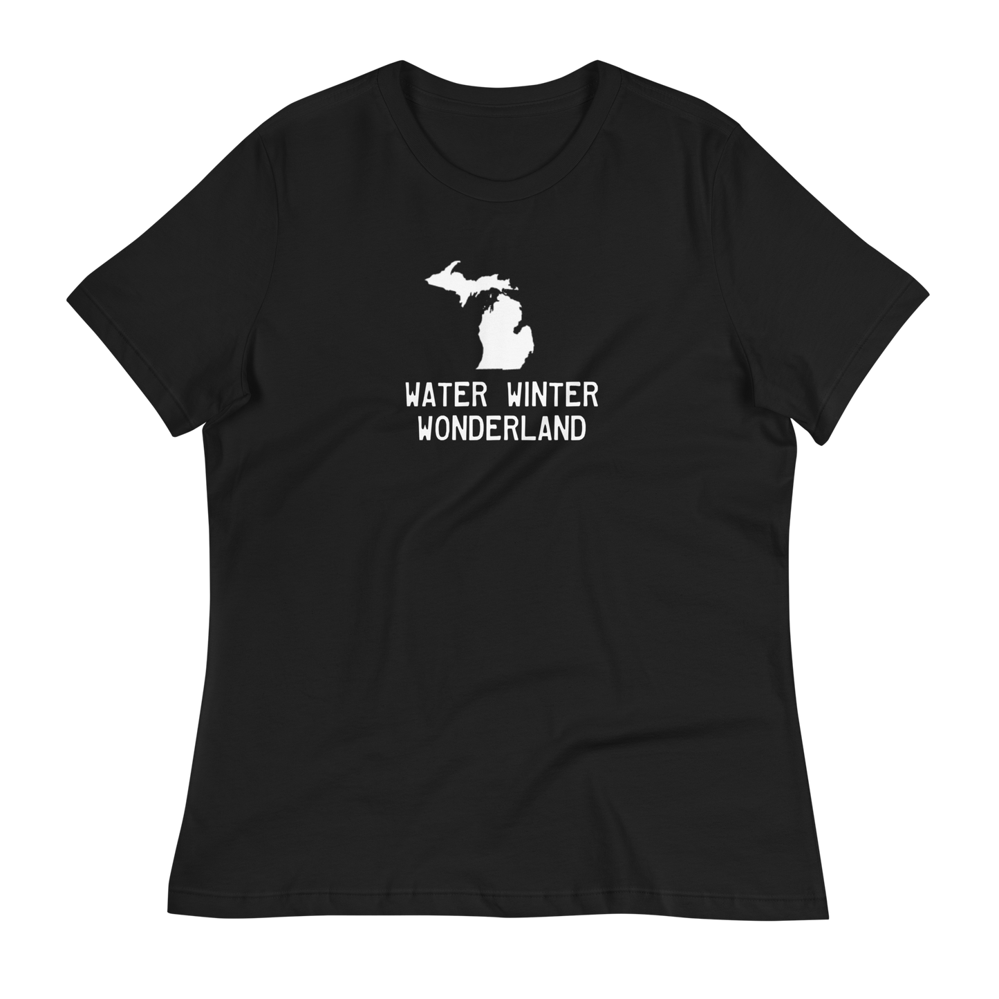 'Winter Water Wonderland' Michigan T-Shirt | Women's Relaxed Fit