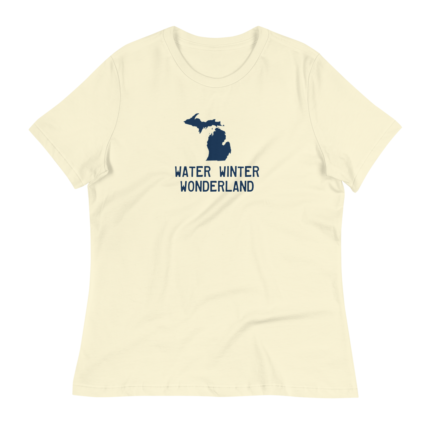 'Winter Water Wonderland' Michigan T-Shirt | Women's Relaxed Fit