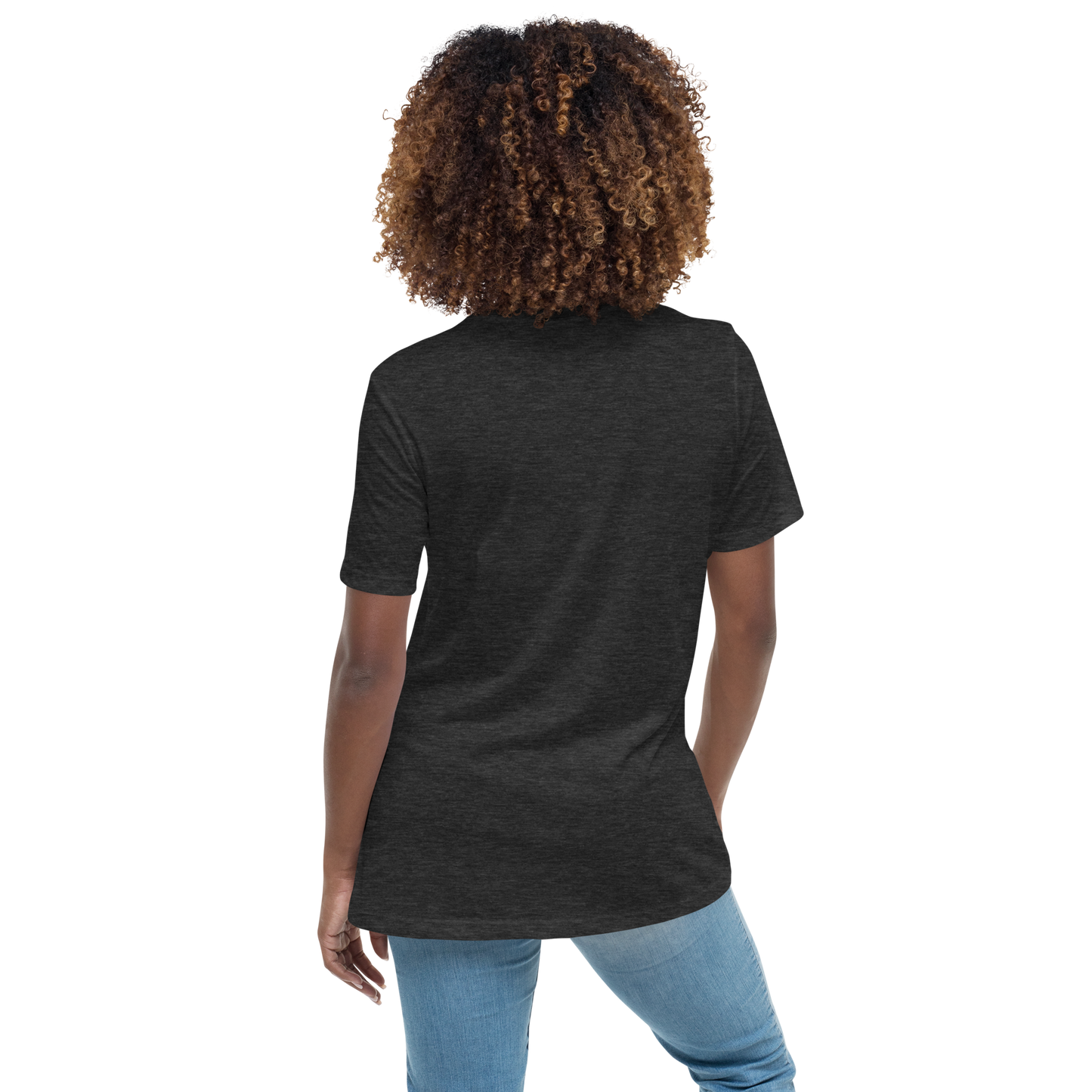 Michigan Upper Peninsula T-Shirt (w/ Pink UP Outline) | Women's Relaxed Fit