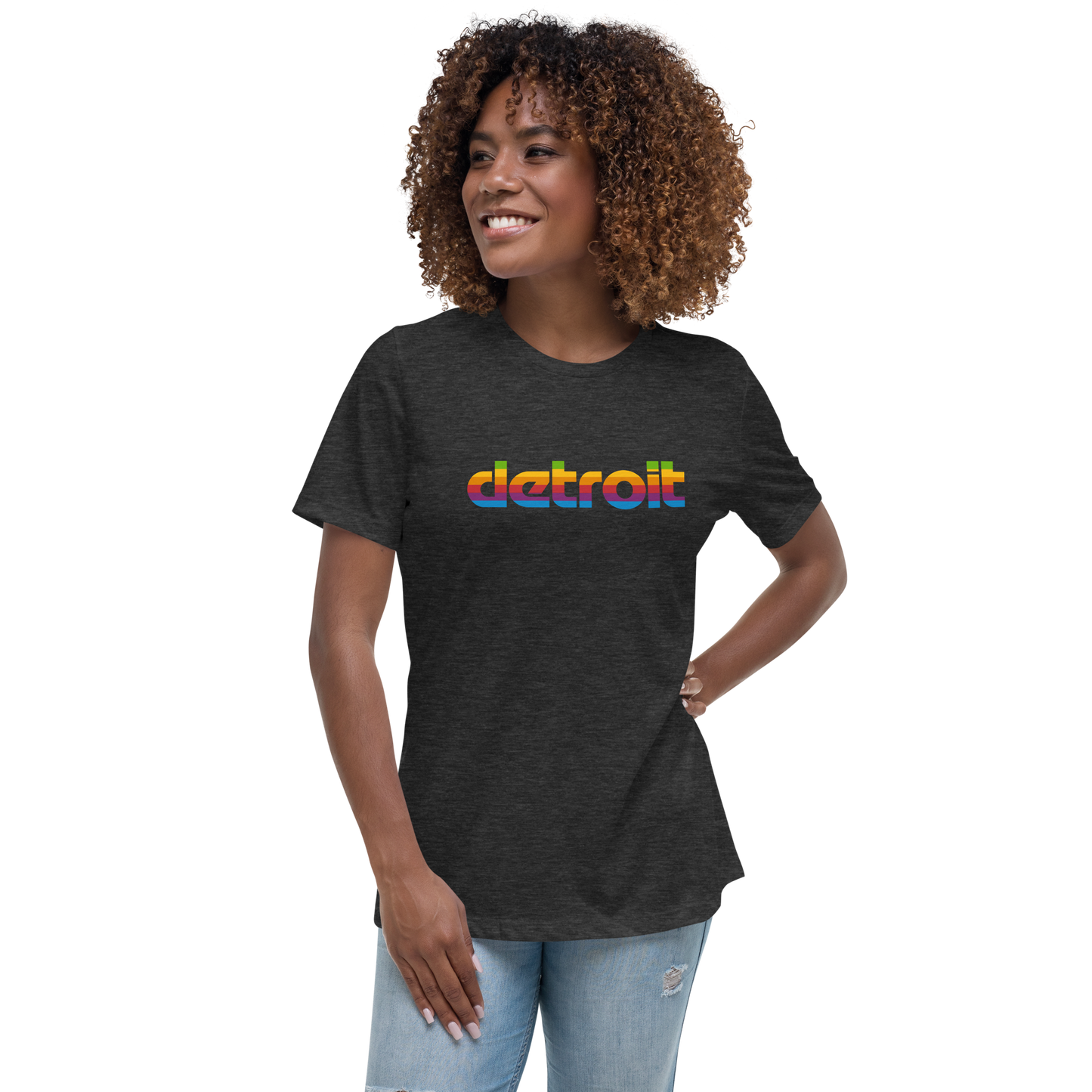 'Detroit' T-Shirt (1980s Pomaceous Computer Parody) | Women's Relaxed Fit