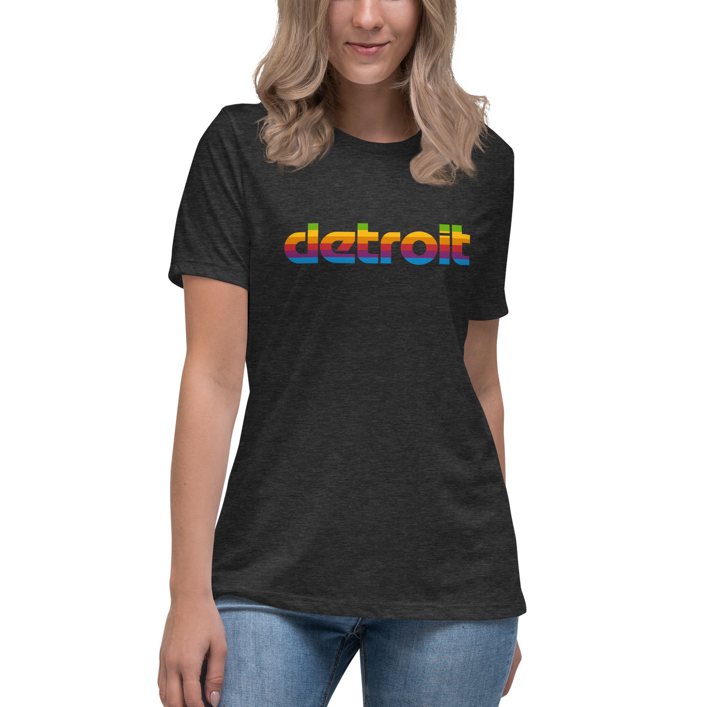 'Detroit' T-Shirt (1980s Pomaceous Computer Parody) | Women's Relaxed Fit