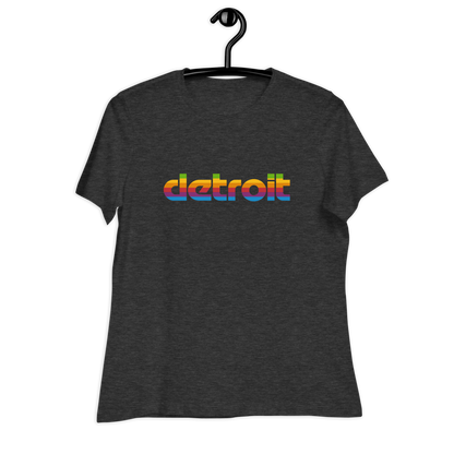 'Detroit' T-Shirt (1980s Pomaceous Computer Parody) | Women's Relaxed Fit