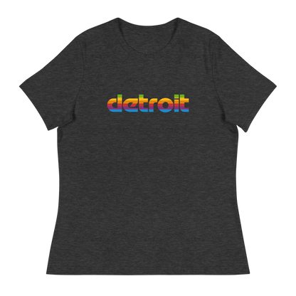 'Detroit' T-Shirt (1980s Pomaceous Computer Parody) | Women's Relaxed Fit