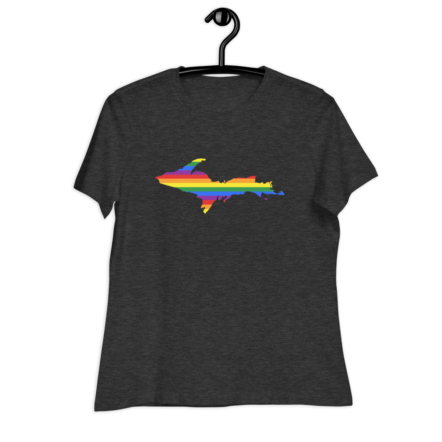 Michigan Upper Peninsula T-Shirt (w/ UP Pride Outline) | Women's Relaxed Fit