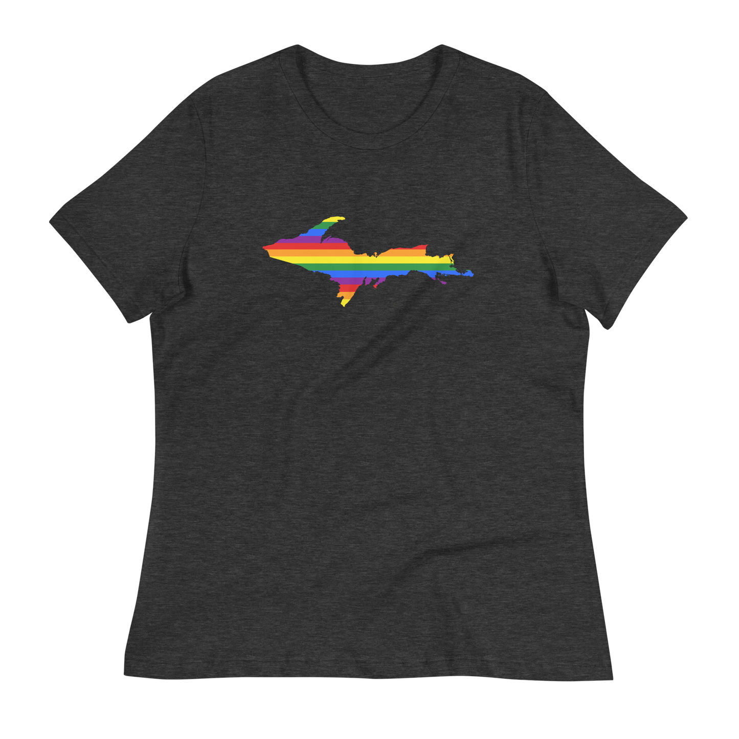 Michigan Upper Peninsula T-Shirt (w/ UP Pride Outline) | Women's Relaxed Fit