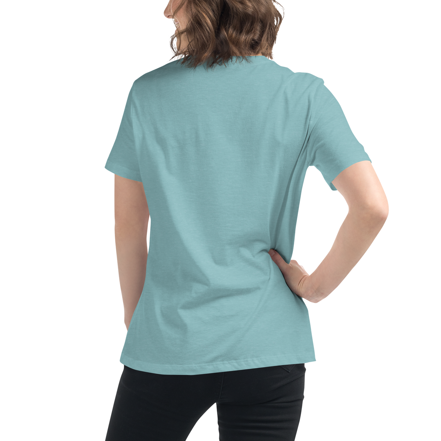 Michigan Upper Peninsula T-Shirt (w/ Green UP Outline) | Women's Relaxed Fit