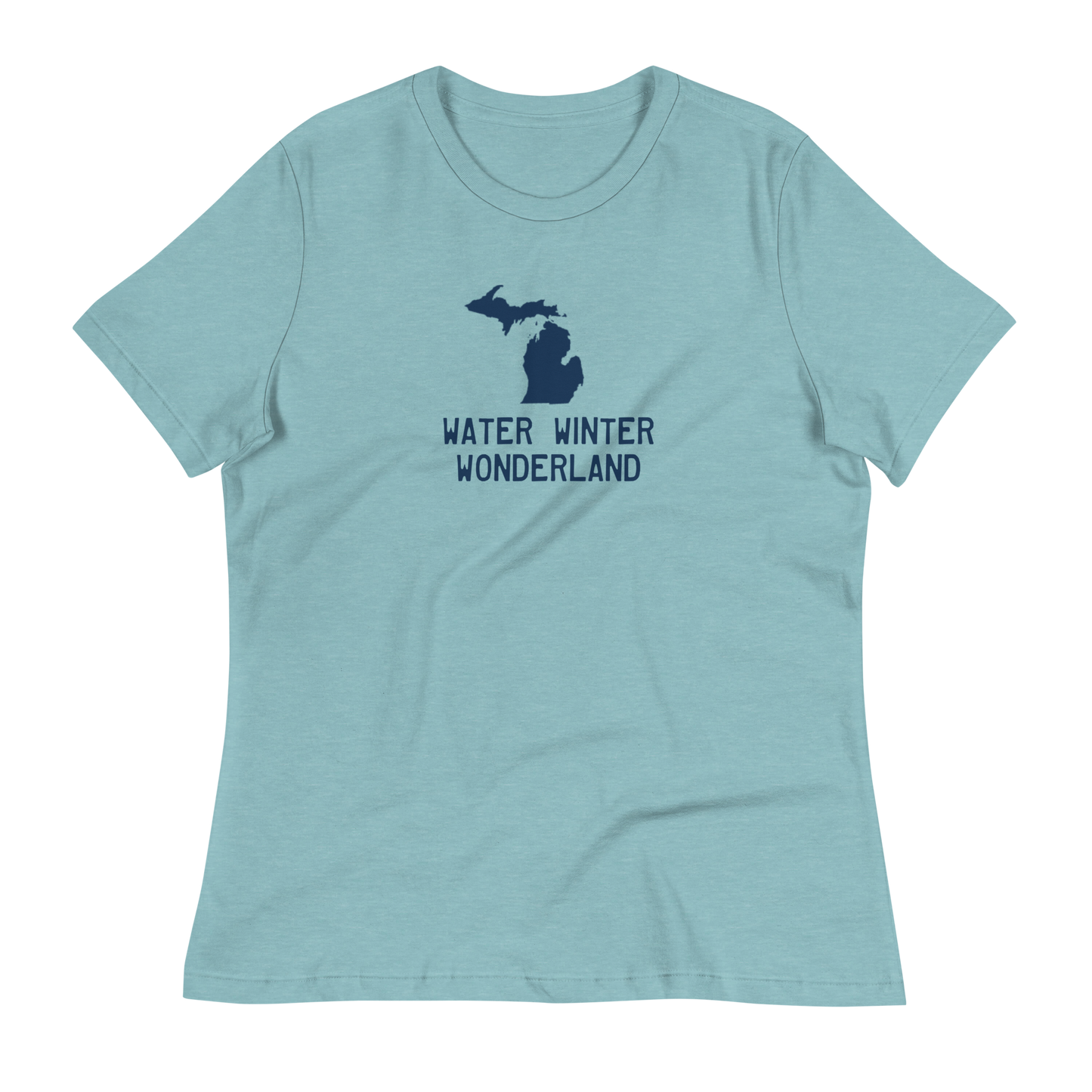 'Winter Water Wonderland' Michigan T-Shirt | Women's Relaxed Fit