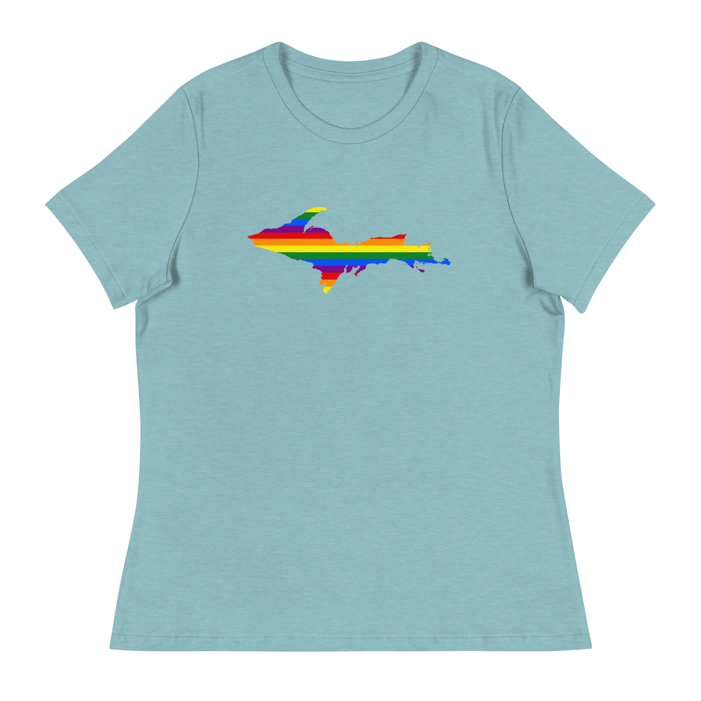 Michigan Upper Peninsula T-Shirt (w/ UP Pride Outline) | Women's Relaxed Fit