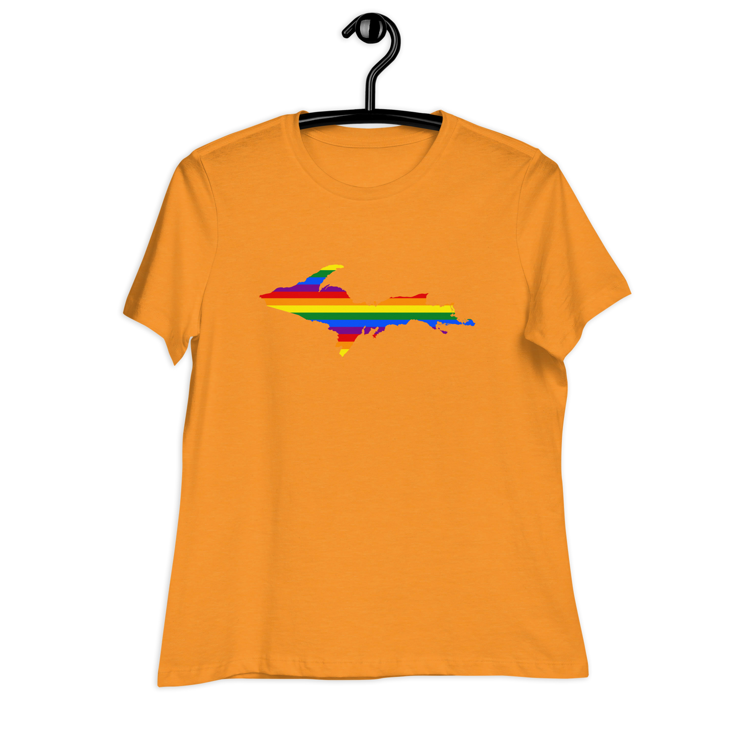 Michigan Upper Peninsula T-Shirt (w/ UP Pride Outline) | Women's Relaxed Fit