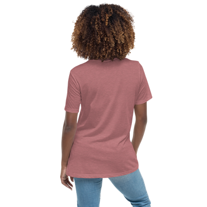 Michigan Upper Peninsula T-Shirt (w/ Green UP Outline) | Women's Relaxed Fit