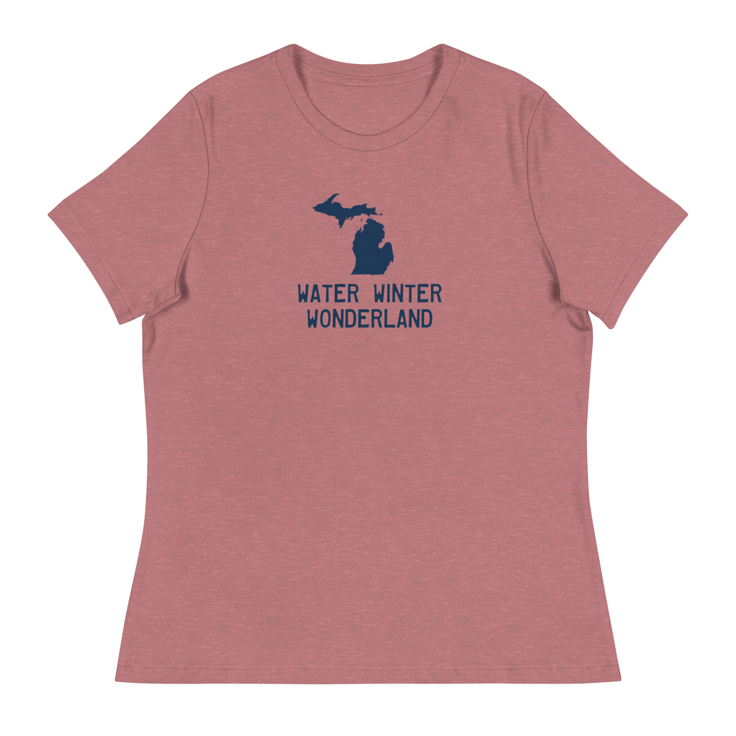 'Winter Water Wonderland' Michigan T-Shirt | Women's Relaxed Fit