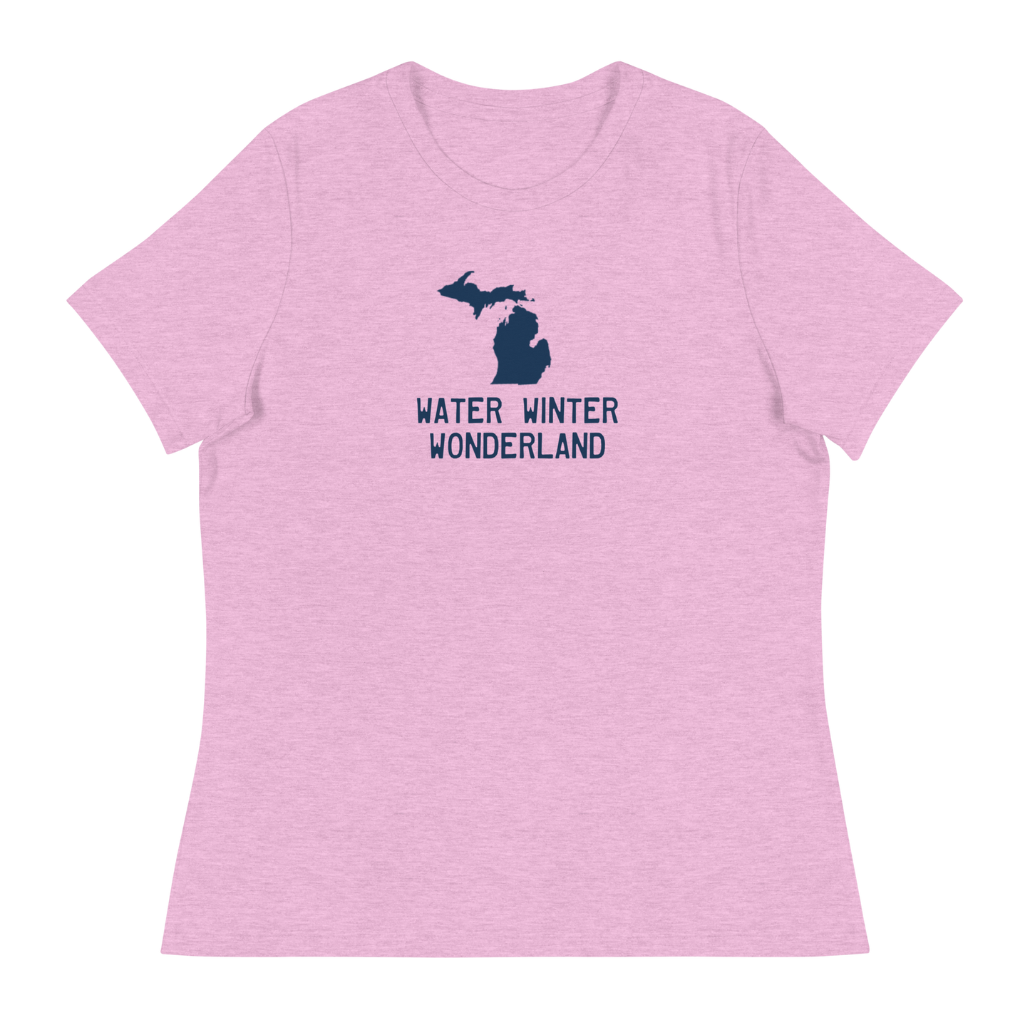 'Winter Water Wonderland' Michigan T-Shirt | Women's Relaxed Fit