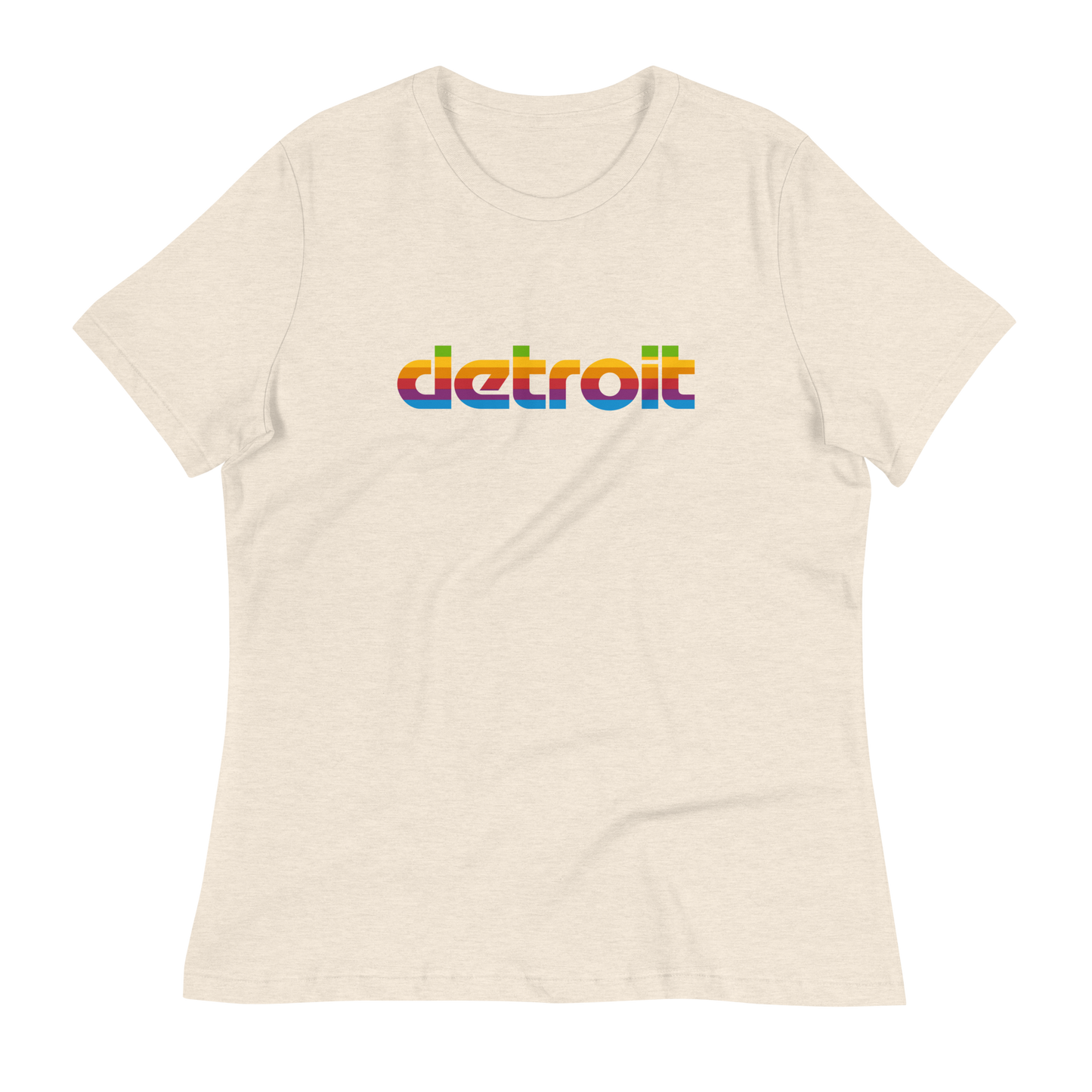 'Detroit' T-Shirt (1980s Pomaceous Computer Parody) | Women's Relaxed Fit