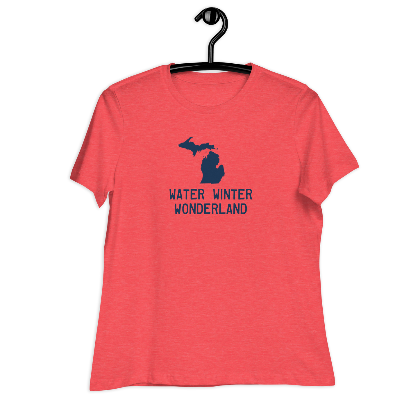 'Winter Water Wonderland' Michigan T-Shirt | Women's Relaxed Fit