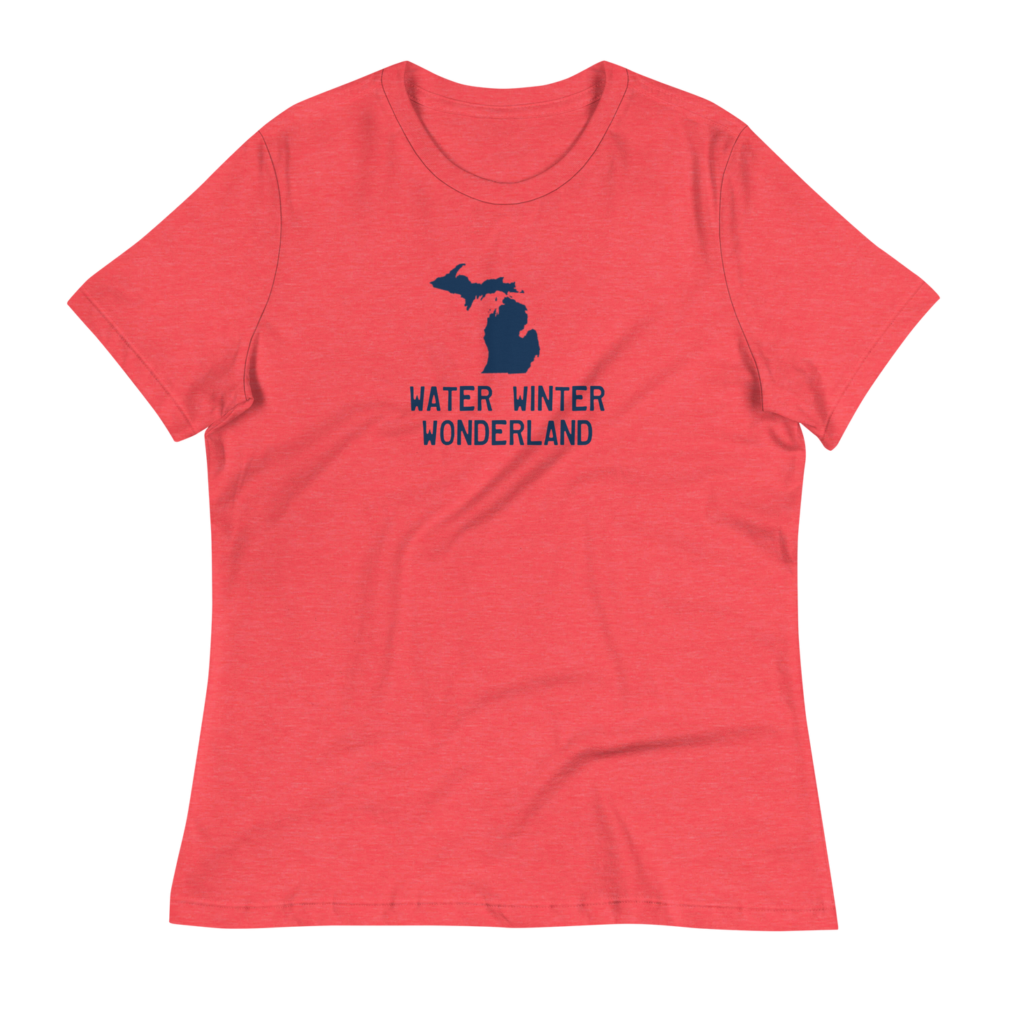 'Winter Water Wonderland' Michigan T-Shirt | Women's Relaxed Fit