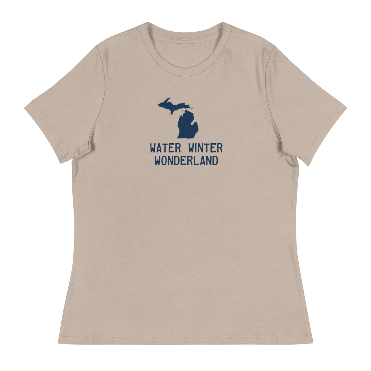 'Winter Water Wonderland' Michigan T-Shirt | Women's Relaxed Fit