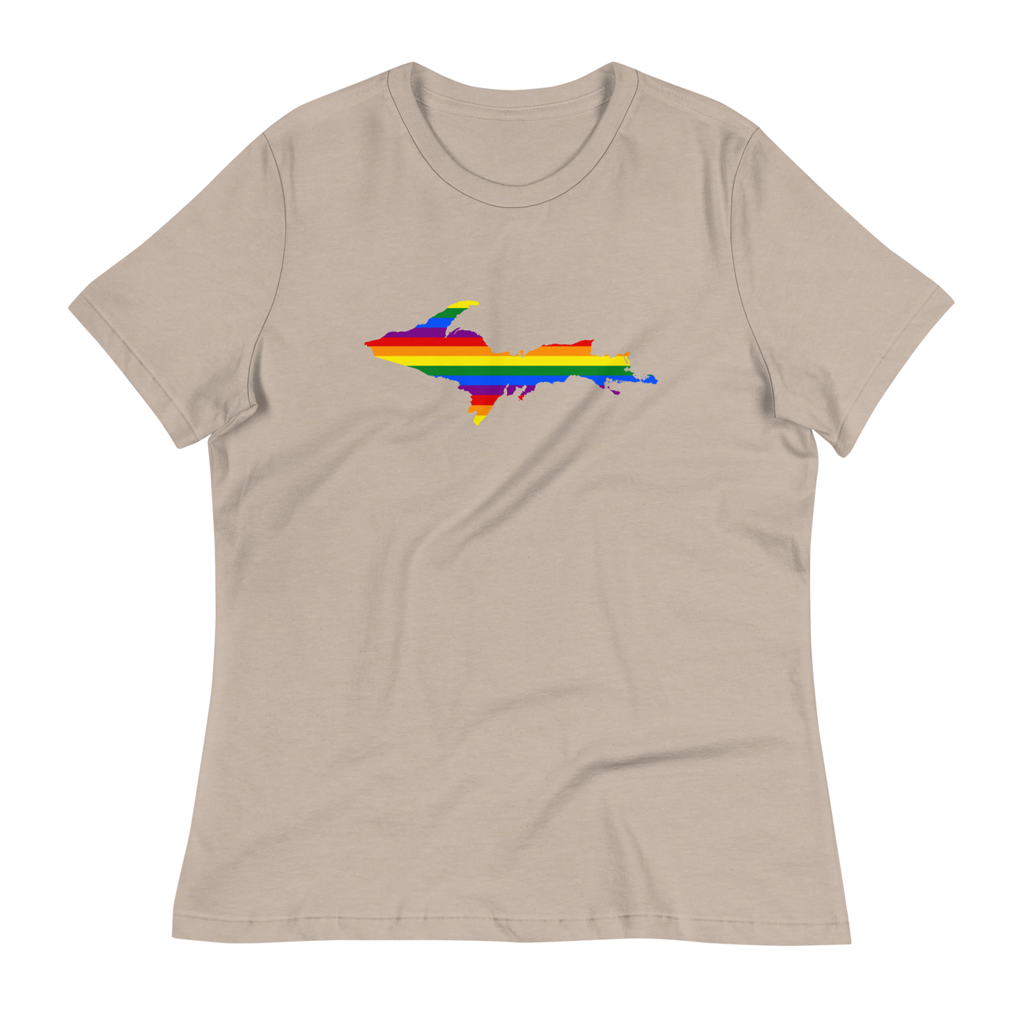 Michigan Upper Peninsula T-Shirt (w/ UP Pride Outline) | Women's Relaxed Fit