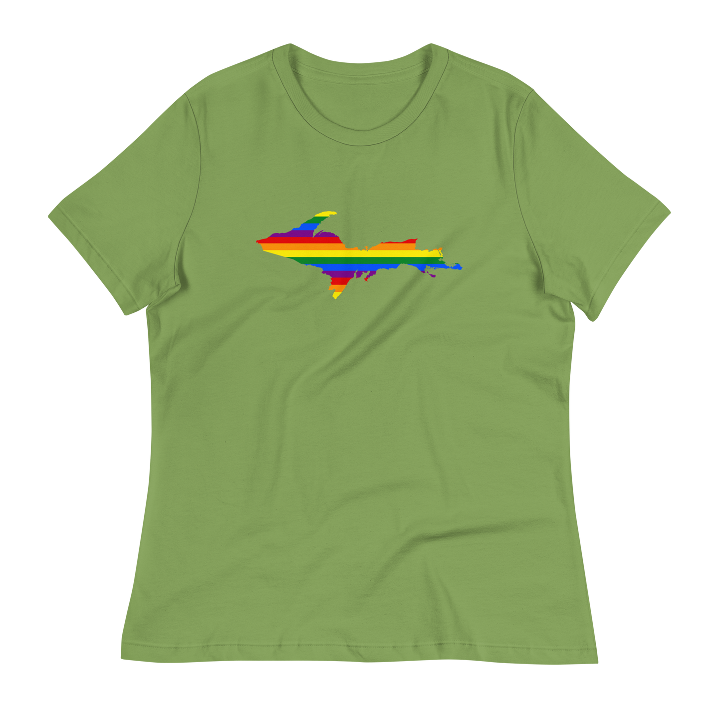 Michigan Upper Peninsula T-Shirt (w/ UP Pride Outline) | Women's Relaxed Fit