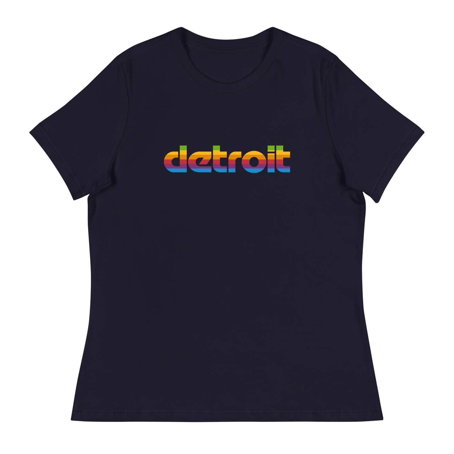 'Detroit' T-Shirt (1980s Pomaceous Computer Parody) | Women's Relaxed Fit