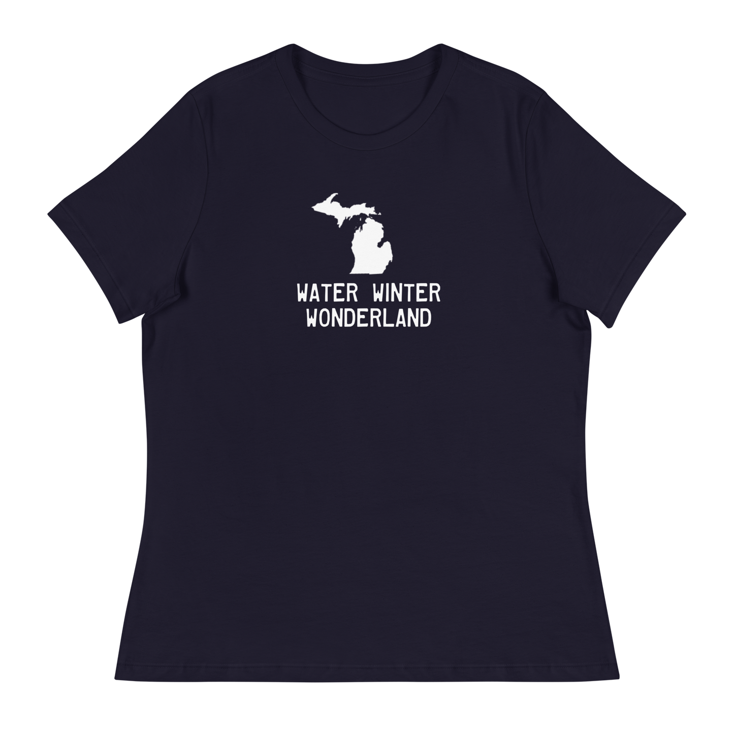 'Winter Water Wonderland' Michigan T-Shirt | Women's Relaxed Fit