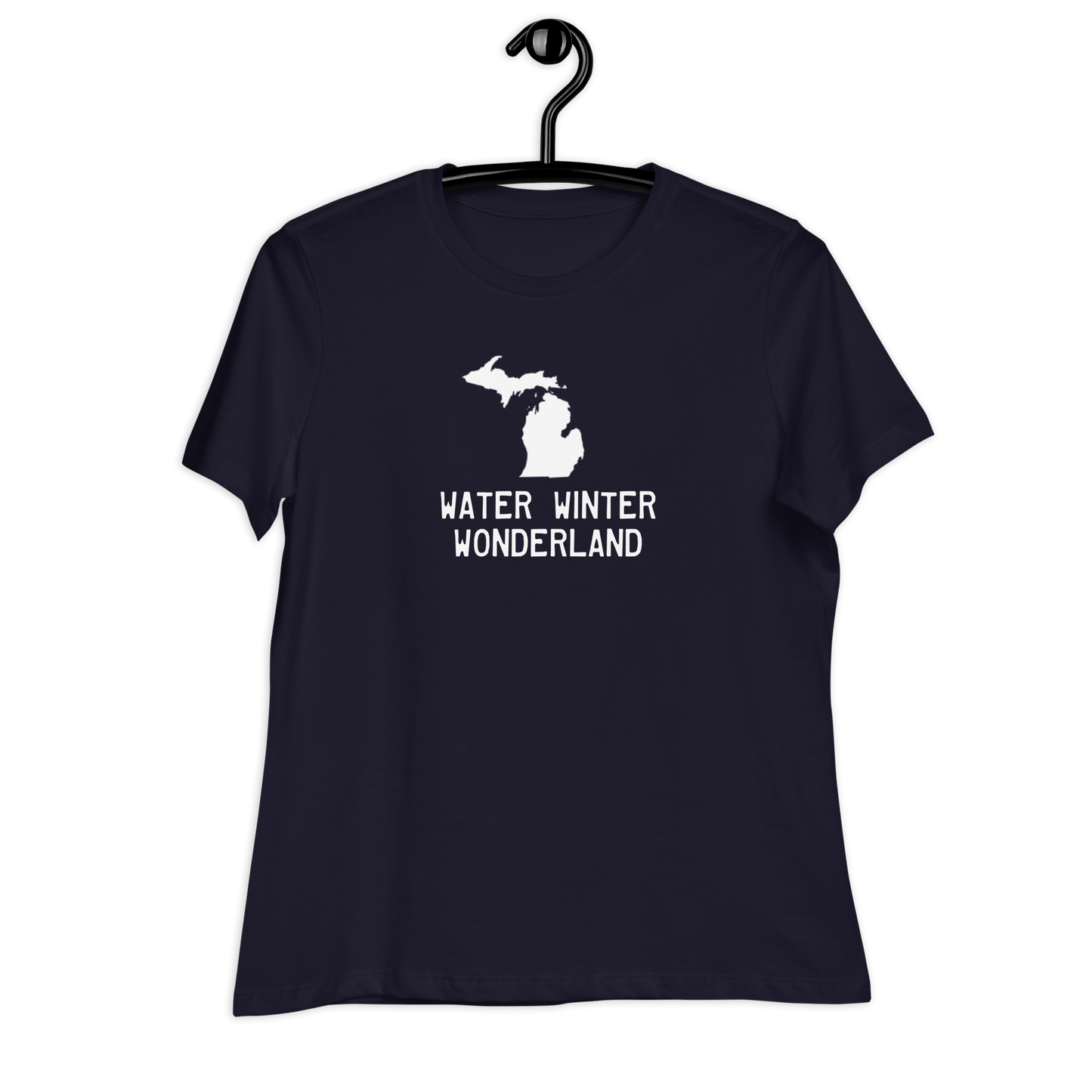 'Winter Water Wonderland' Michigan T-Shirt | Women's Relaxed Fit