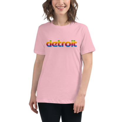 'Detroit' T-Shirt (1980s Pomaceous Computer Parody) | Women's Relaxed Fit