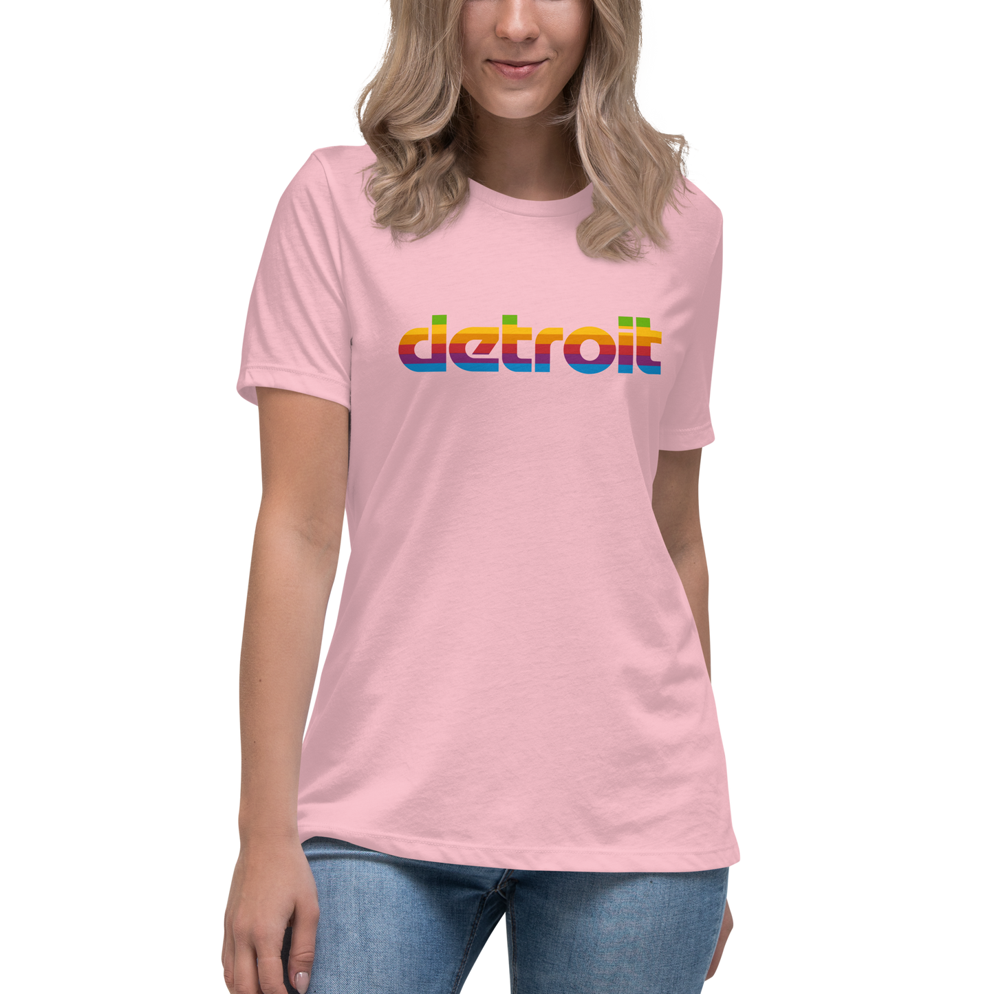 'Detroit' T-Shirt (1980s Pomaceous Computer Parody) | Women's Relaxed Fit