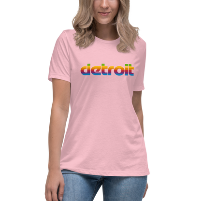 'Detroit' T-Shirt (1980s Pomaceous Computer Parody) | Women's Relaxed Fit