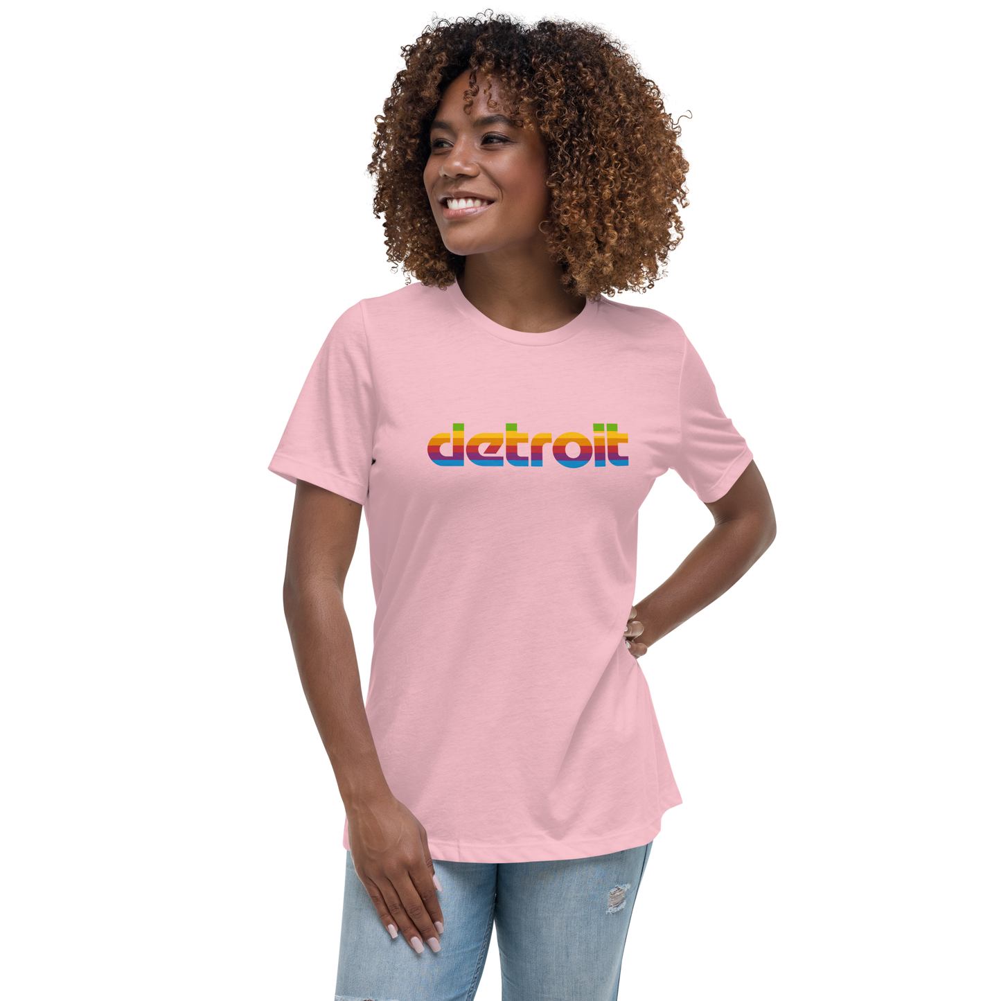 'Detroit' T-Shirt (1980s Pomaceous Computer Parody) | Women's Relaxed Fit