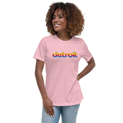 'Detroit' T-Shirt (1980s Pomaceous Computer Parody) | Women's Relaxed Fit