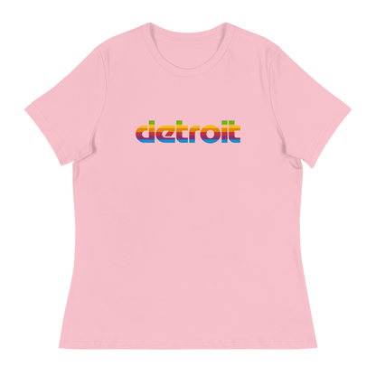 'Detroit' T-Shirt (1980s Pomaceous Computer Parody) | Women's Relaxed Fit