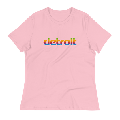 'Detroit' T-Shirt (1980s Pomaceous Computer Parody) | Women's Relaxed Fit