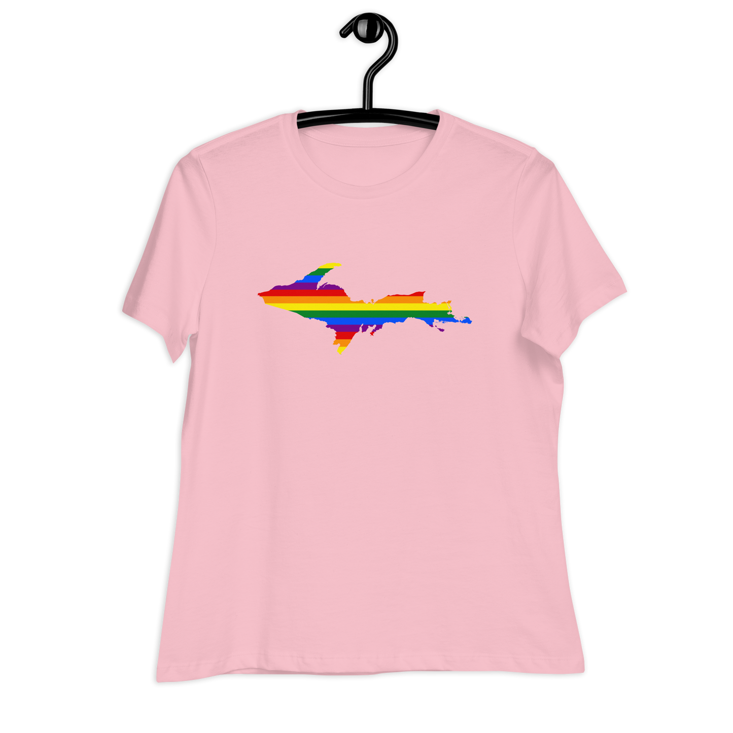 Michigan Upper Peninsula T-Shirt (w/ UP Pride Outline) | Women's Relaxed Fit