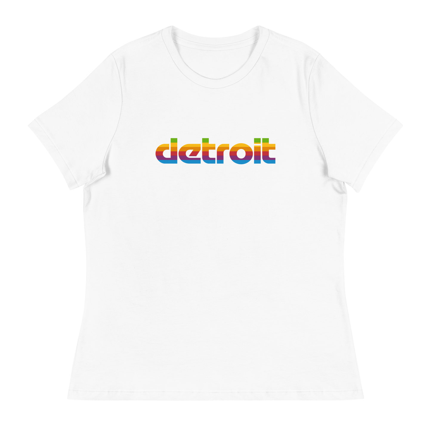 'Detroit' T-Shirt (1980s Pomaceous Computer Parody) | Women's Relaxed Fit