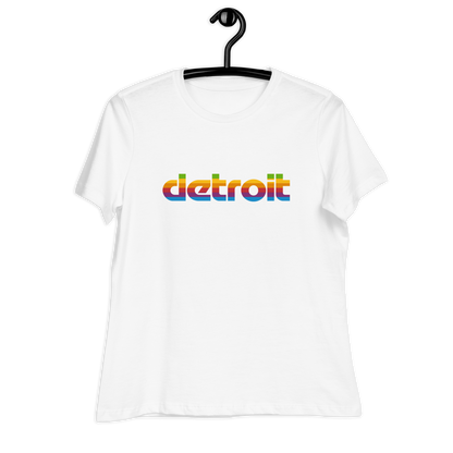 'Detroit' T-Shirt (1980s Pomaceous Computer Parody) | Women's Relaxed Fit