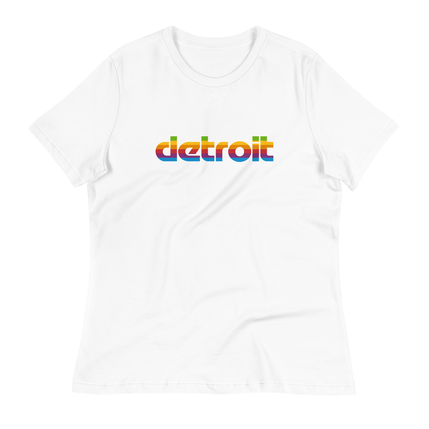 'Detroit' T-Shirt (1980s Pomaceous Computer Parody) | Women's Relaxed Fit