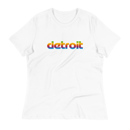 'Detroit' T-Shirt (1980s Pomaceous Computer Parody) | Women's Relaxed Fit