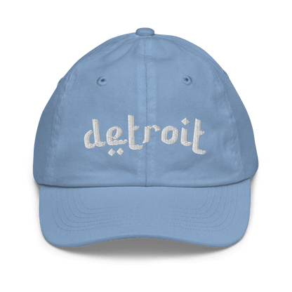 'Detroit' Youth Baseball Cap (Arabic-Style Font) - Circumspice Michigan