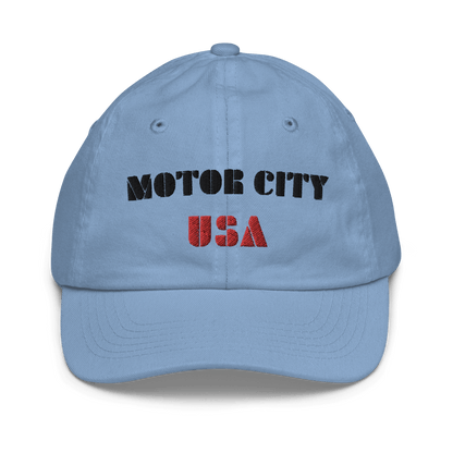 'Motor City USA' Youth Baseball Cap - Circumspice Michigan