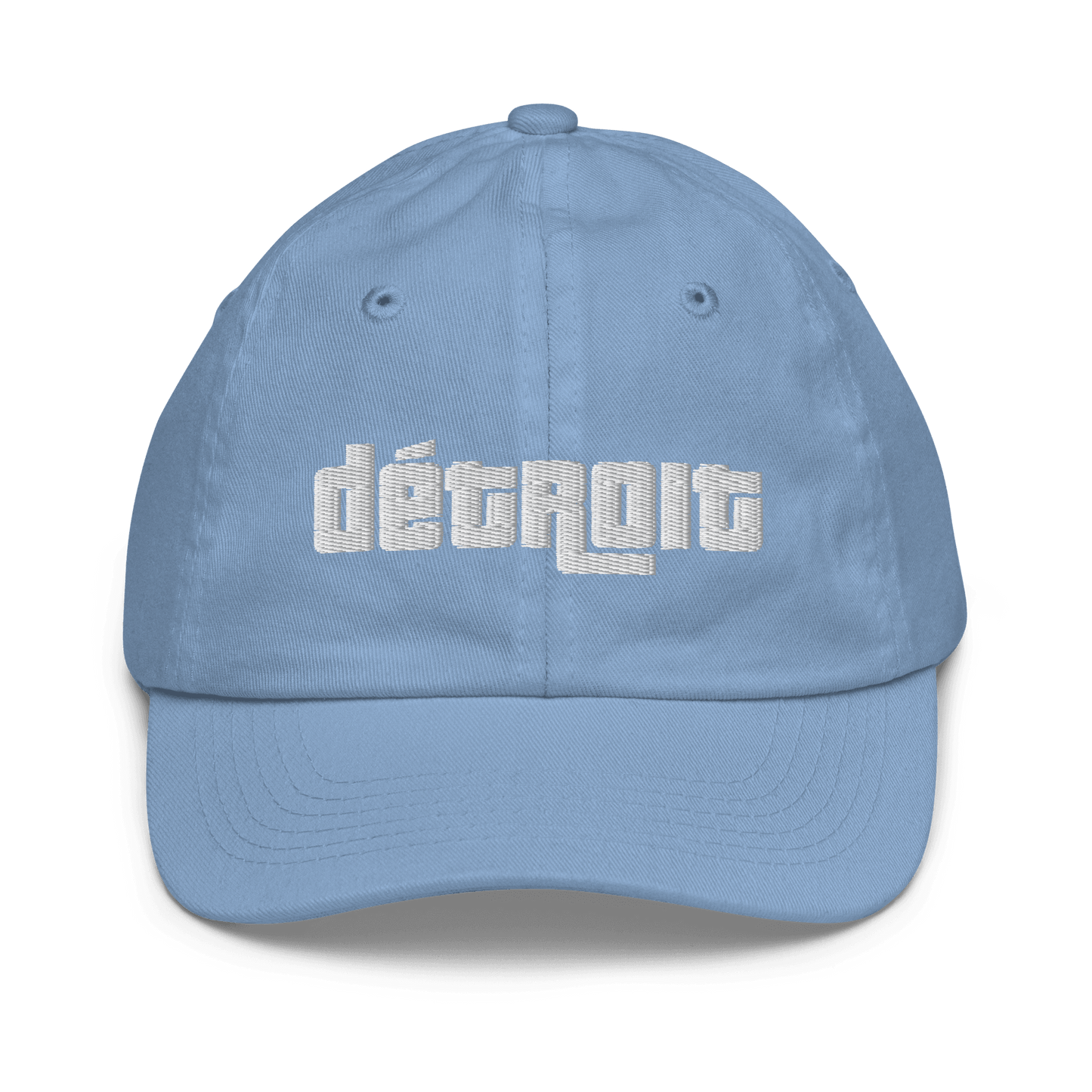 'Détroit' Youth Baseball Cap (1970s Font) - Circumspice Michigan