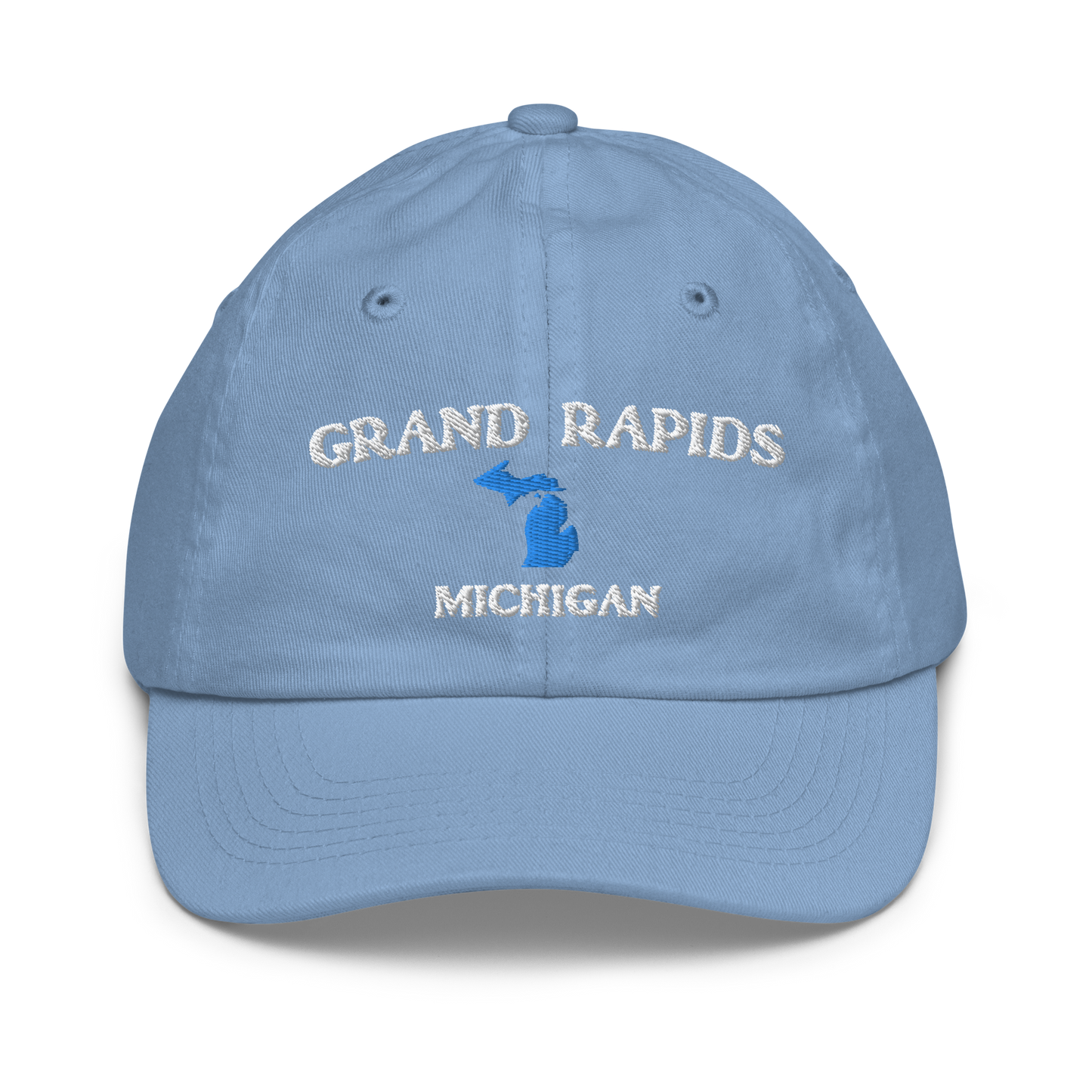 'Grand Rapids' Youth Baseball Cap (w/ Michigan Outline)