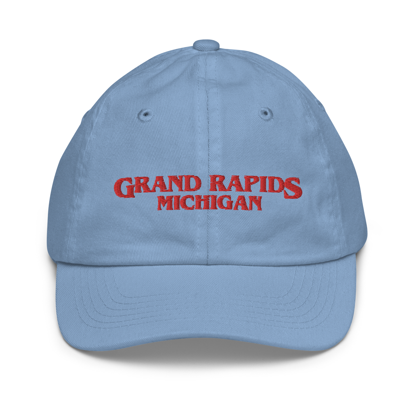 'Grand Rapids Michigan' Youth Baseball Cap (1980s Drama Parody)