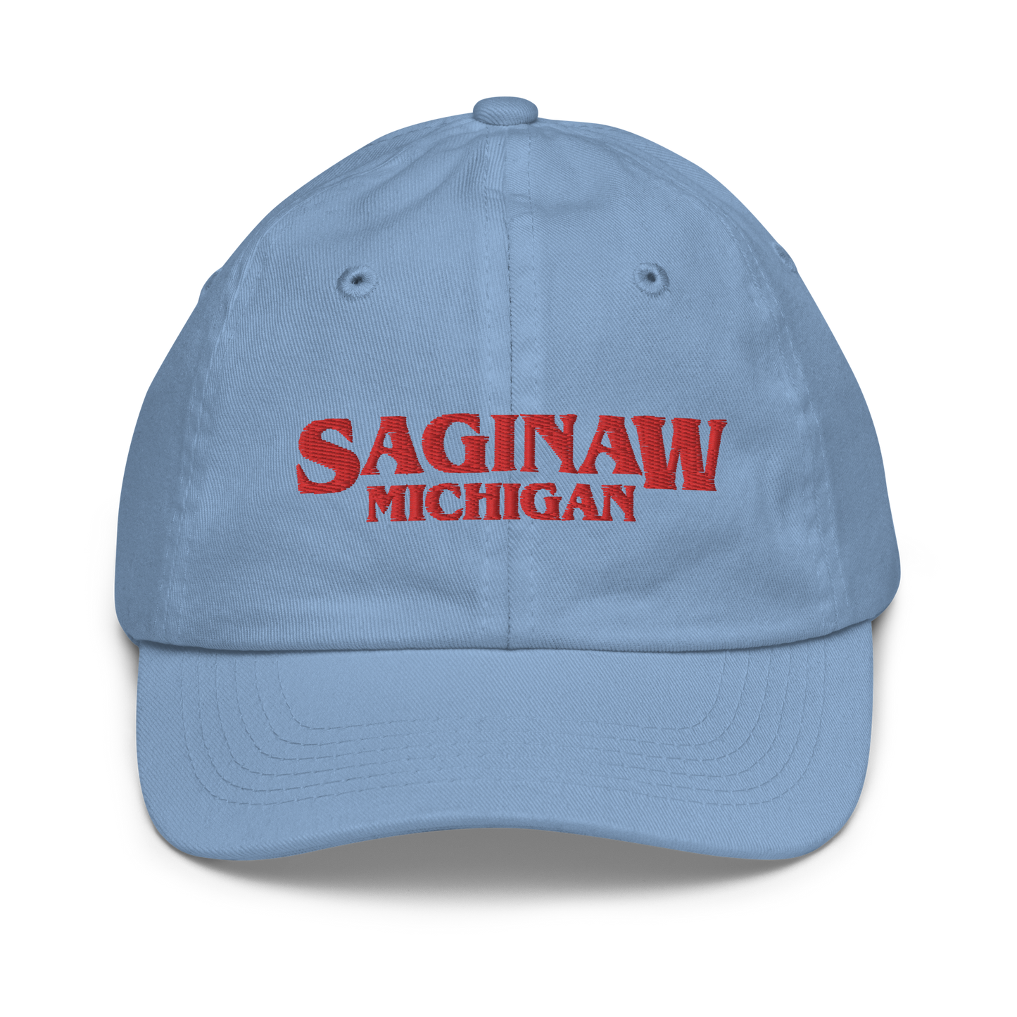 'Saginaw Michigan' Youth Baseball Cap (1980s Drama Parody)