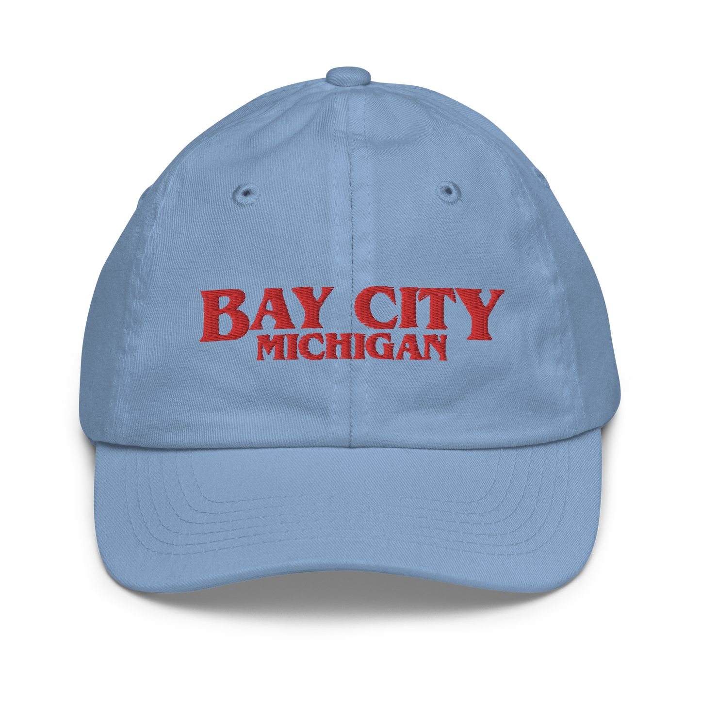 'Bay City Michigan' Youth Baseball Cap (1980s Drama Parody)